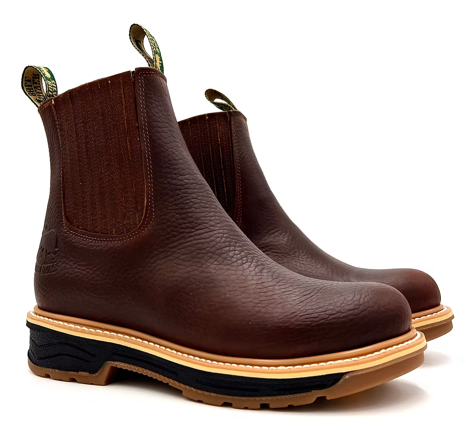Fuerbo Boots Men”s SB–2160 Industrial Work Boot–Brown