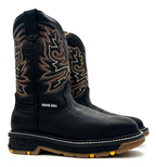 Fuerbo Boots Men”s SB–5059 Black Rodeo Work Boots
