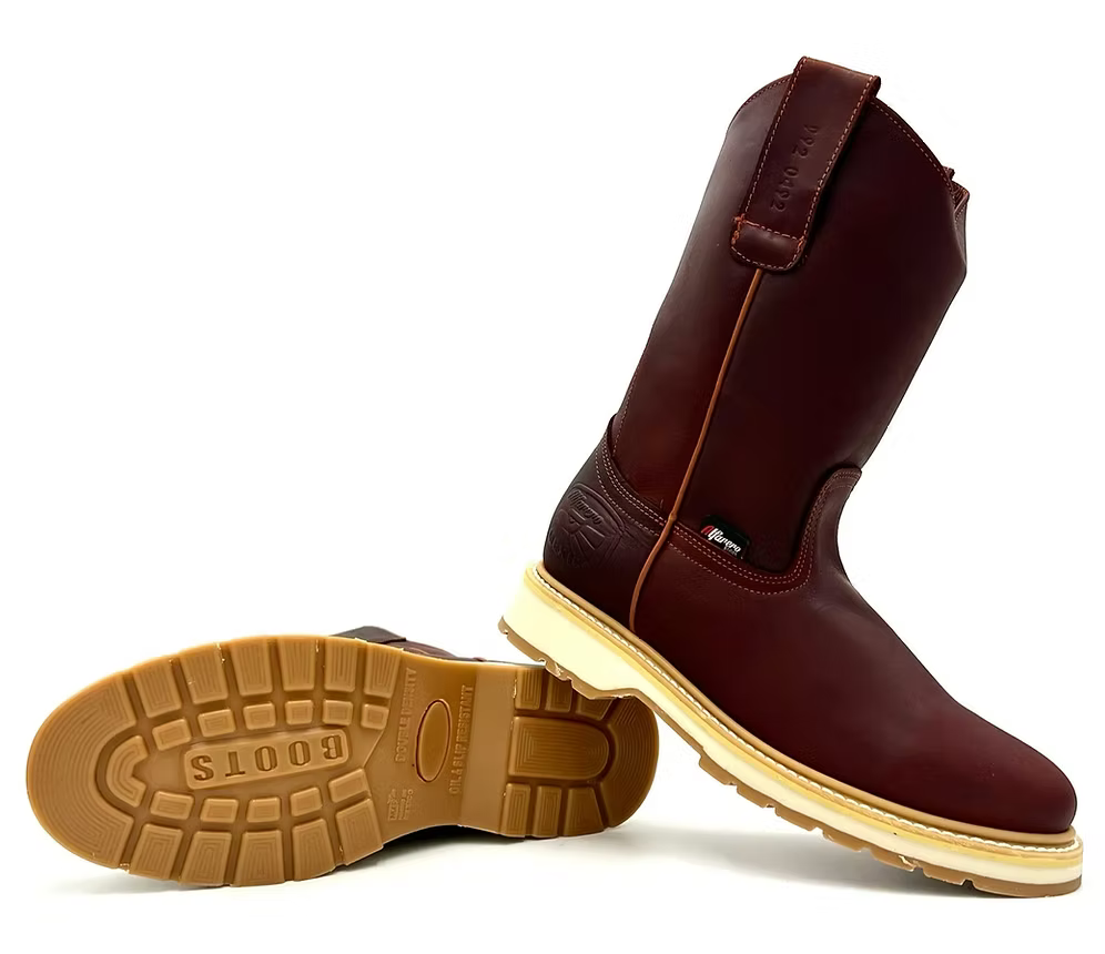 Fuerbo Boots Men”s  AO–490 Burgundy Shedron Roper Boot