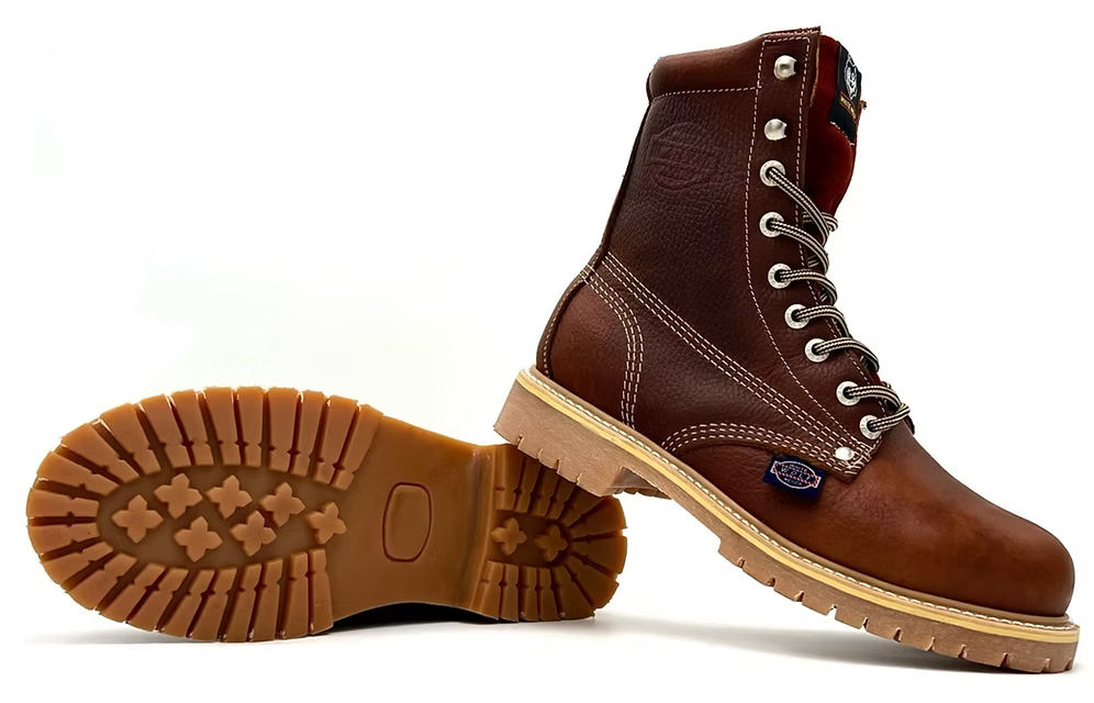 Fuerbo Boots Men”s WW–951 Moc Toe Rubber Sole Lace Up Boot Safety Toe