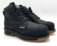 Fuerbo Boots Men”s SB–1616 Composite Toe Black Kevlar Dual Density