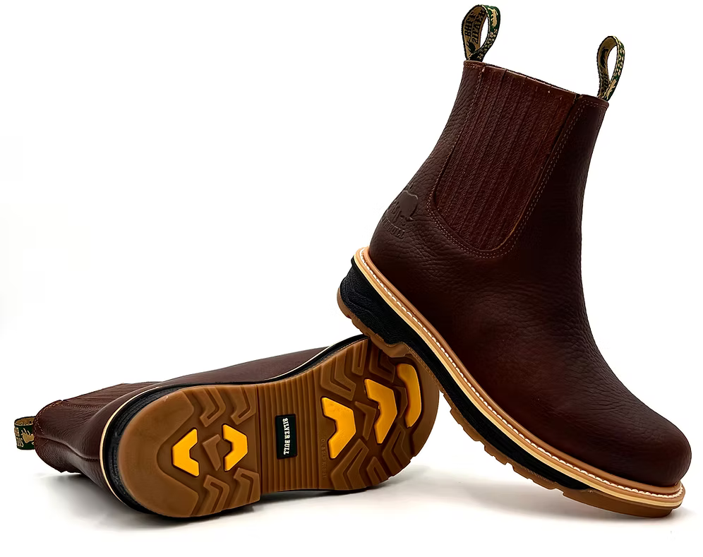 Fuerbo Boots Men”s SB–2160 Industrial Work Boot–Brown