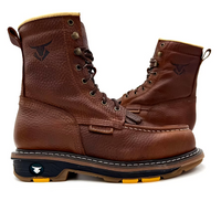 Fuerbo Boots Men”s L–44 Premium Industrial Lacer Boots–Ocre Industrial