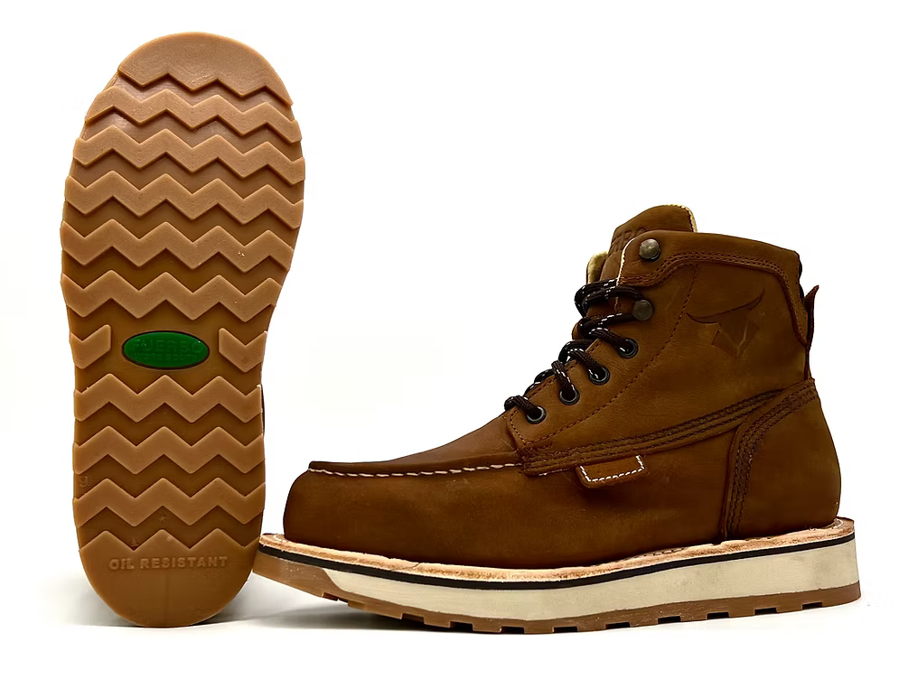 Fuerbo Boots Men”s B-40 Mango Tan Moc Toe Boots