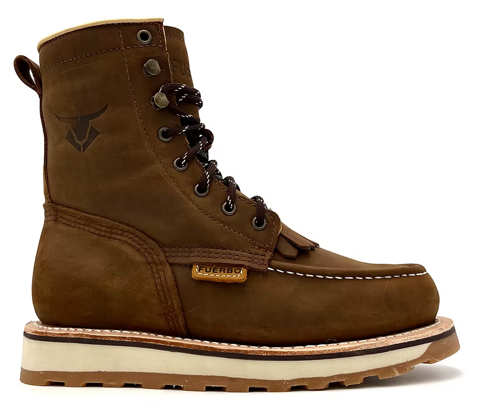 Fuerbo Boots Men”s L–50 Mango Tan Premium Lacer Boots