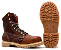 Fuerbo Boots Men”s WW–951 Moc Toe Rubber Sole Lace Up Boot Safety Toe