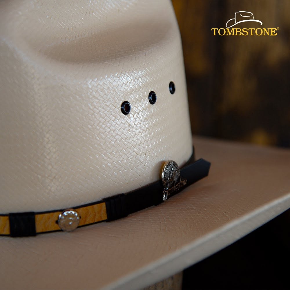 Sombrero Tombstone 15X Mustang Style Western Cowboy Straw Hat
