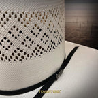 Tombstone 30X Open Crown 7059 Style Western Cowboy Shantung Straw Hat