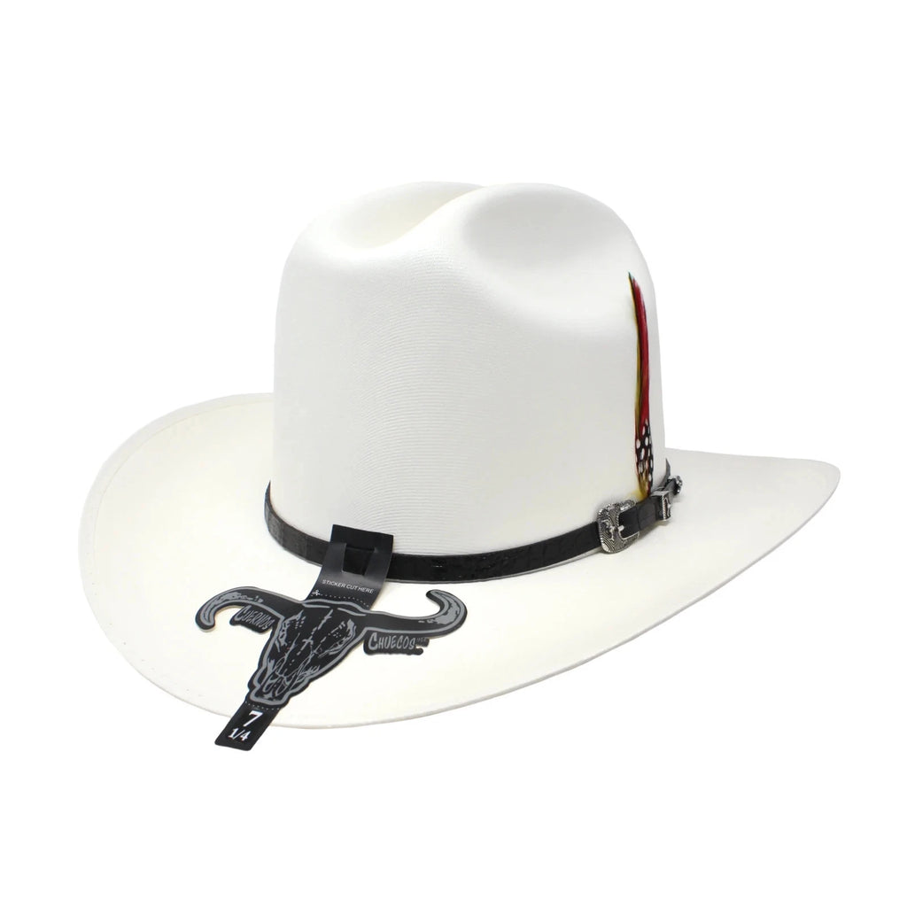 Sombrero Cuernos Chuecos 5000X Johnson San Judas Tadeo Cowboy Straw Hat -Brim 3"