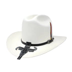 Sombrero Cuernos Chuecos 5000X Johnson San Judas Tadeo Cowboy Straw Hat -Brim 3"