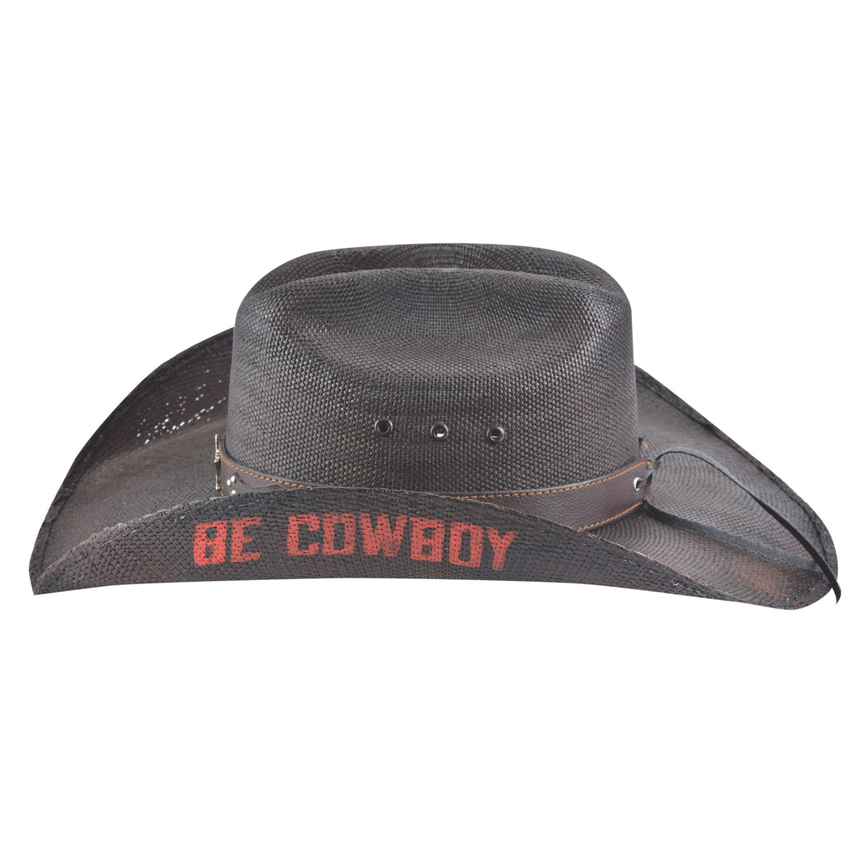 Bullhide BE COWBOY Shantung Panama Cowboy Straw Hat