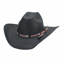 Bullhide COMMITTED TO WIN Shantung Panama Cowboy Straw Hat