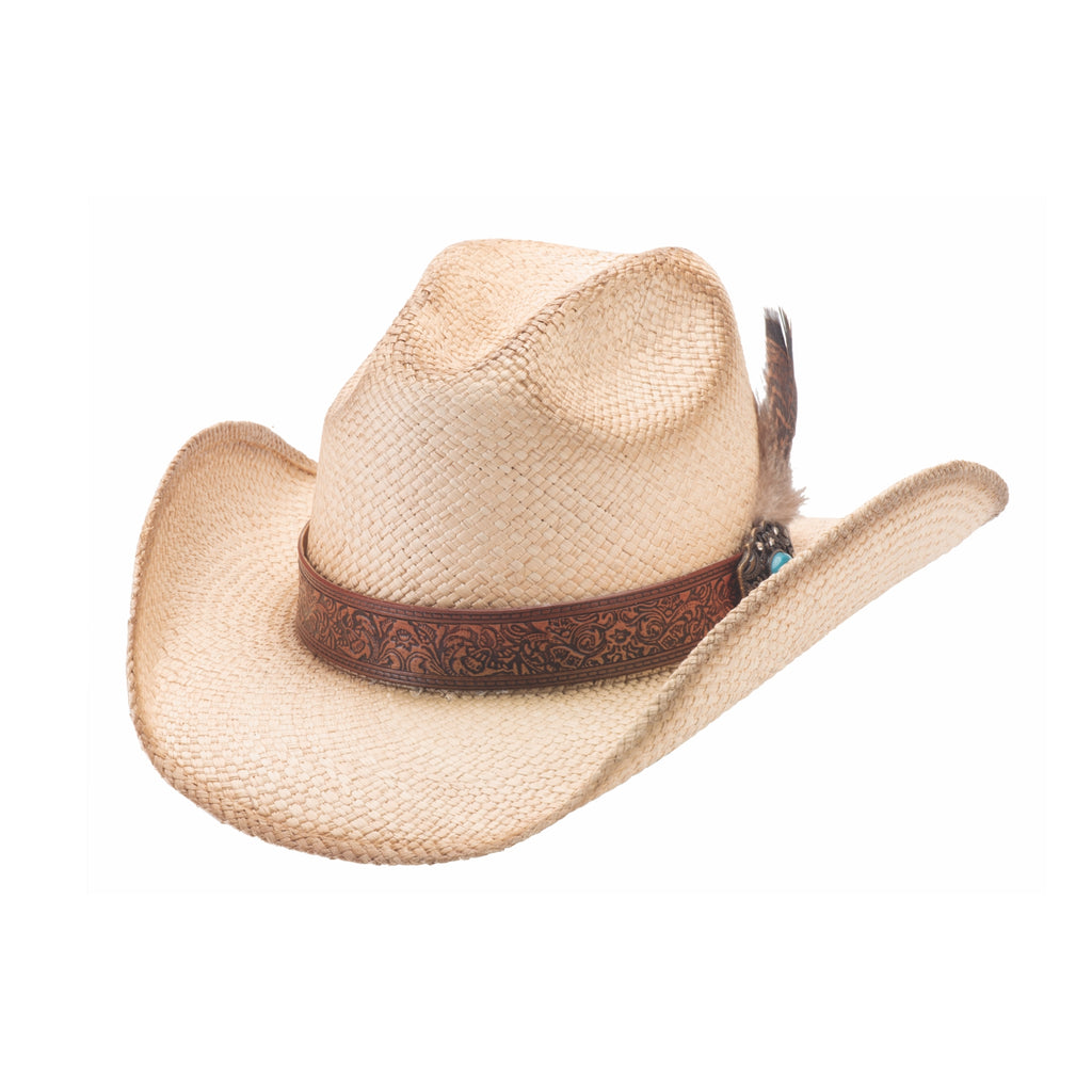 Bullhide MOONSHINE Genuine Panama Cowboy Straw Hat