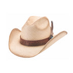 Bullhide MOONSHINE Genuine Panama Cowboy Straw Hat