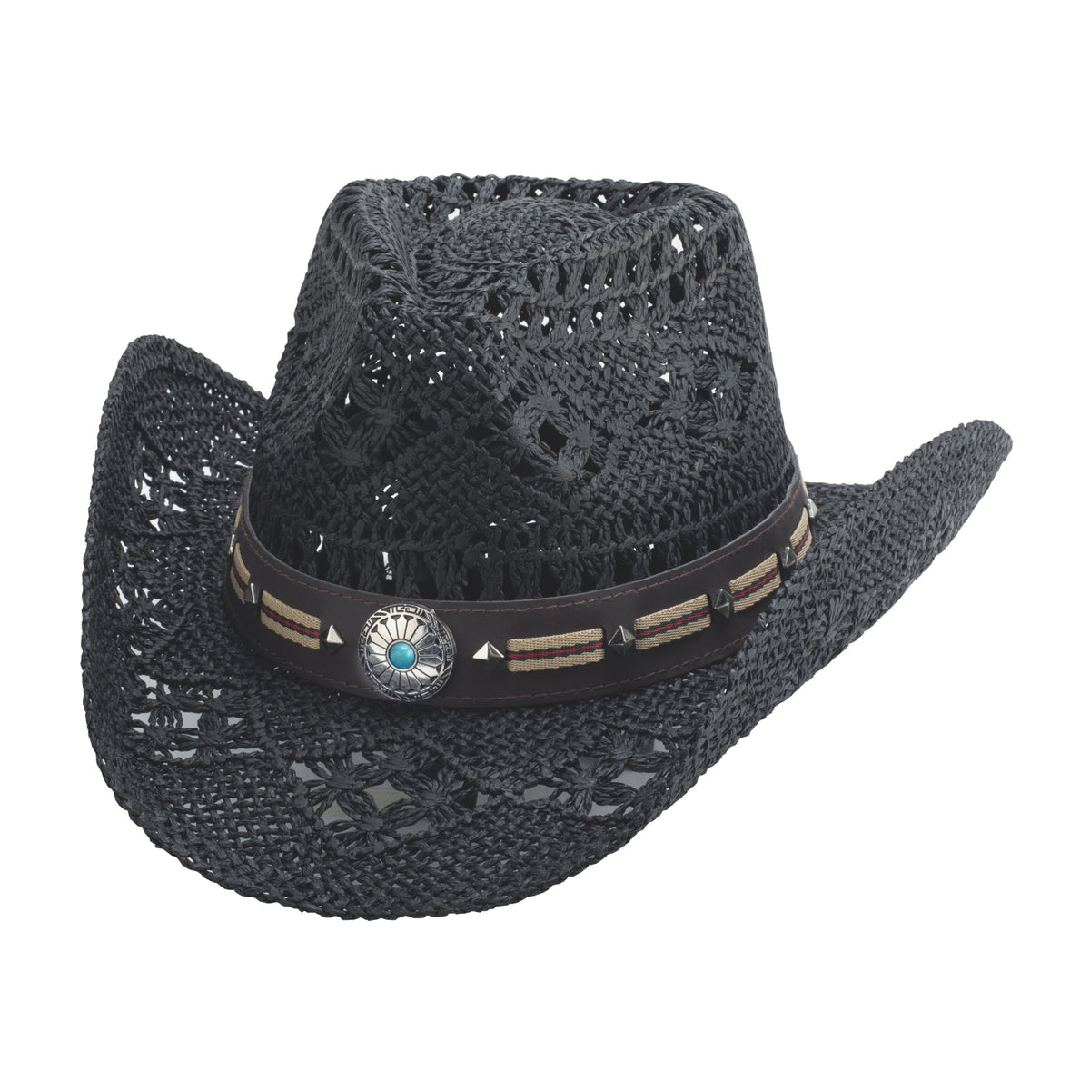 Bullhide YOUNG LOVE Toyo Straw Cowboy Hat - Black