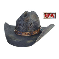 Bullhide HIGHWAY MONEY Shantung Panama Cowboy Straw Collection Hat