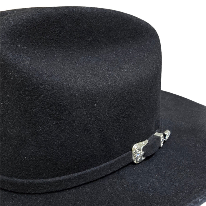 Texana Montero 100X Texas Style Western Cowboy Fur Felt Hat - Black