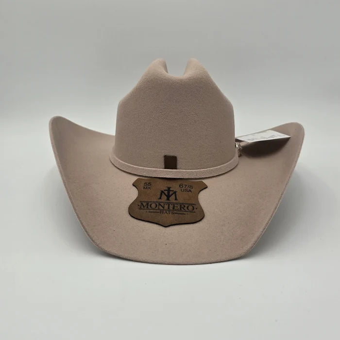 Texana Montero 100X Texas Style Western Cowboy Fur Felt Hat - Buskin Beige