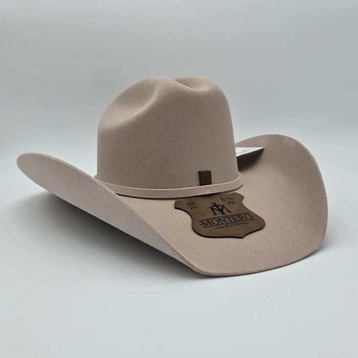 Texana Montero 100X Texas Style Western Cowboy Fur Felt Hat - Buskin Beige