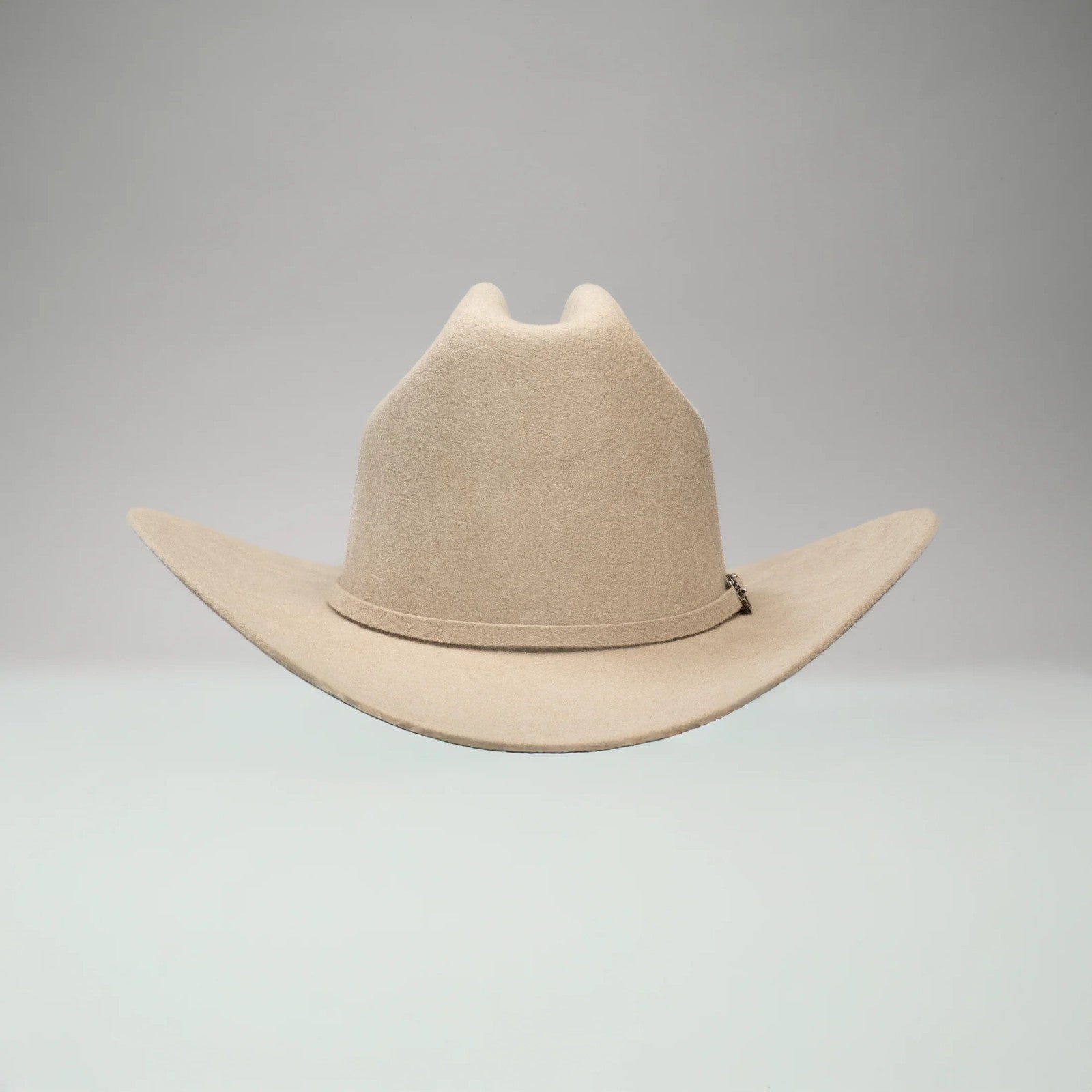 50X Estilo Panter Belico Western Cowboy Hat, Low Crown, Brim 3.5" - Bone