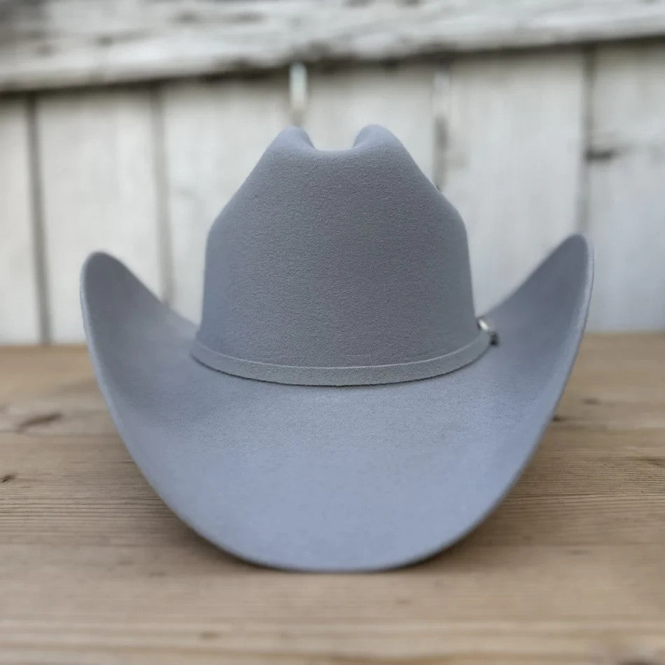 100X Estilo Julion Western Cowboy Felt Hat - Grey