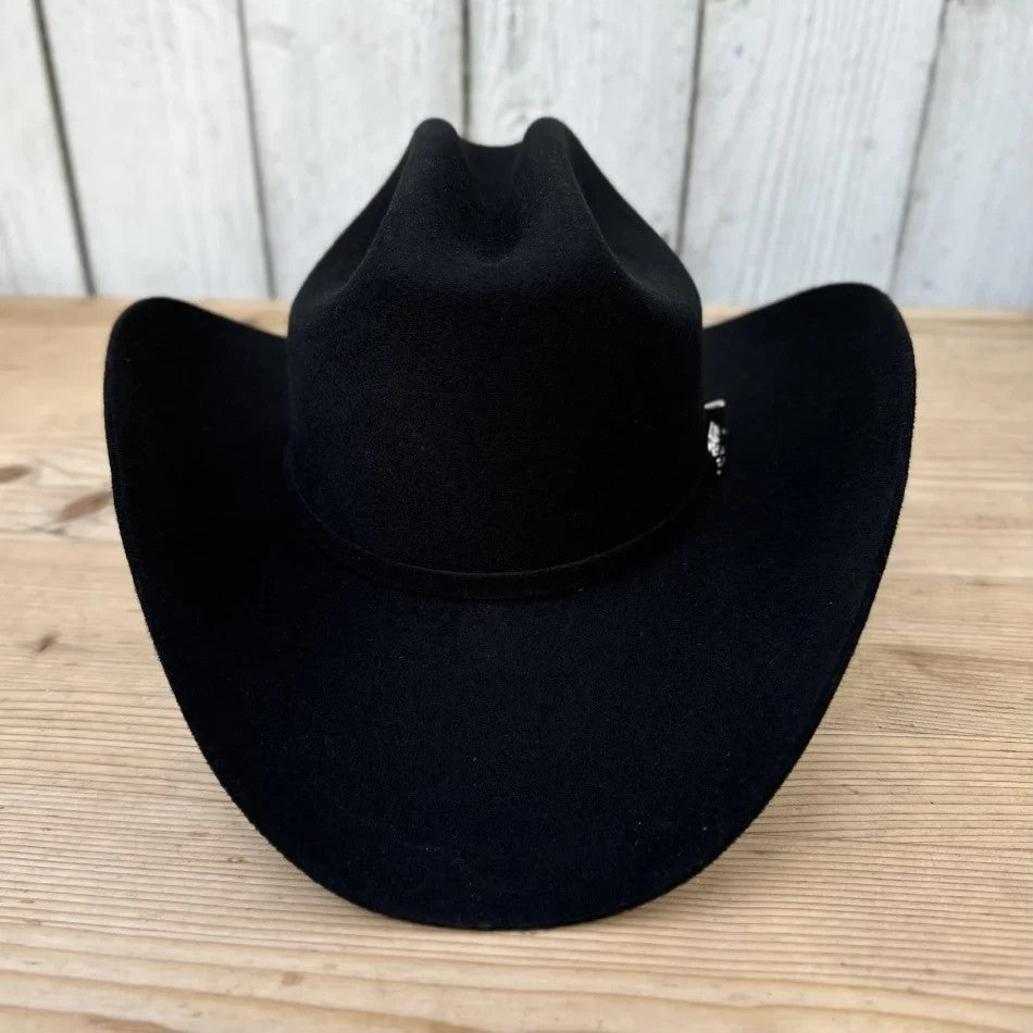 100X Estilo Julion Western Cowboy Felt Hat - Black