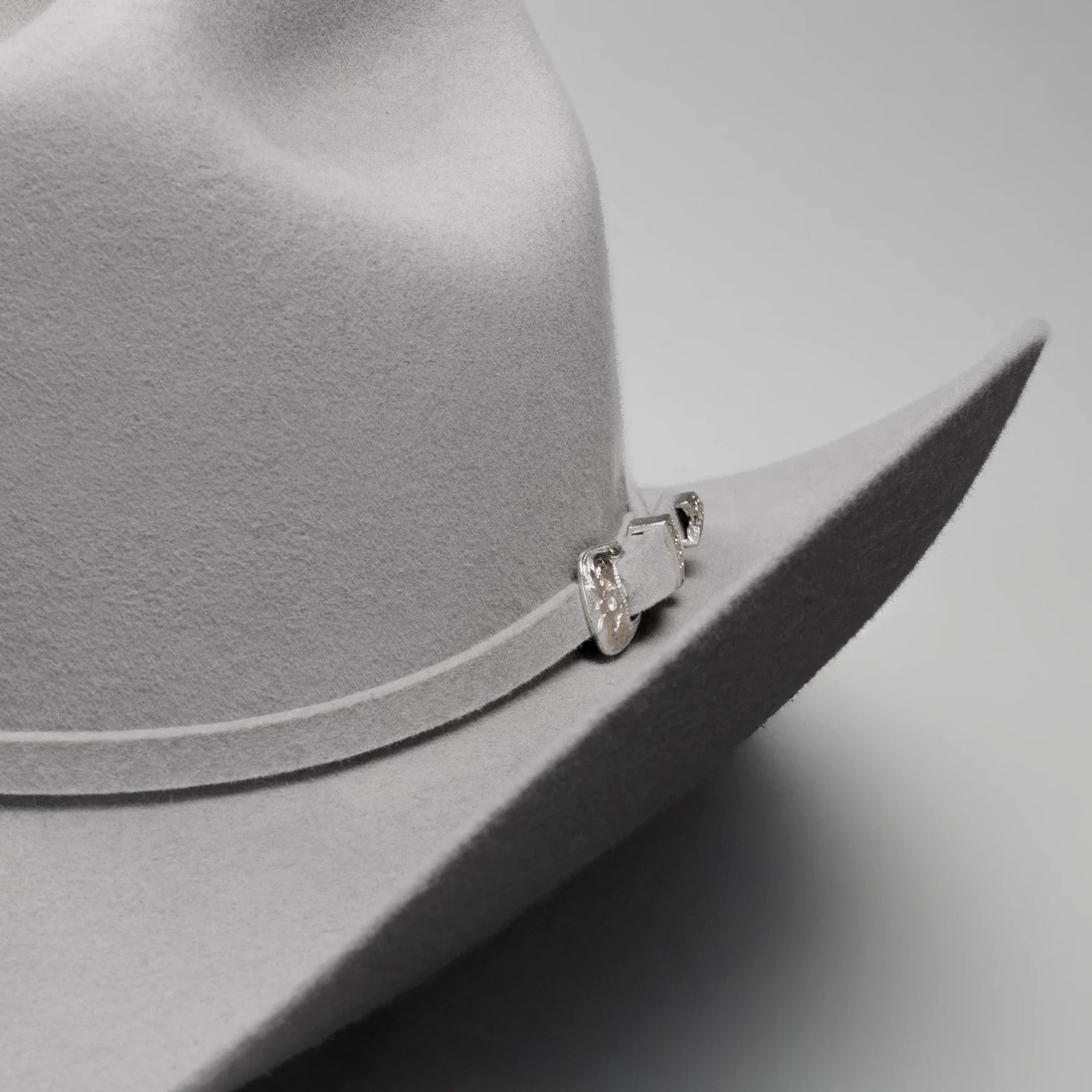 50X Estilo Julion (50% Wool 50% Buffalo Fur) Western Cowboy Hat - Silver