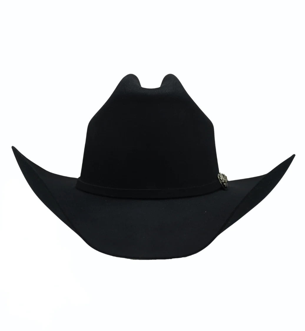50X Estilo Sinaloa (50% Wool 50% Buffalo Fur) Western Cowboy Hat - Black