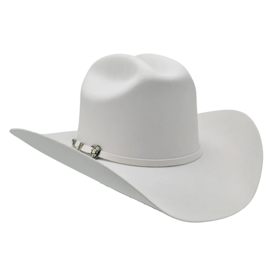 Silverton Men 100X Estilo Sinaloa (25% Wool 75% Buffalo Fur) Western Cowboy Hat - White