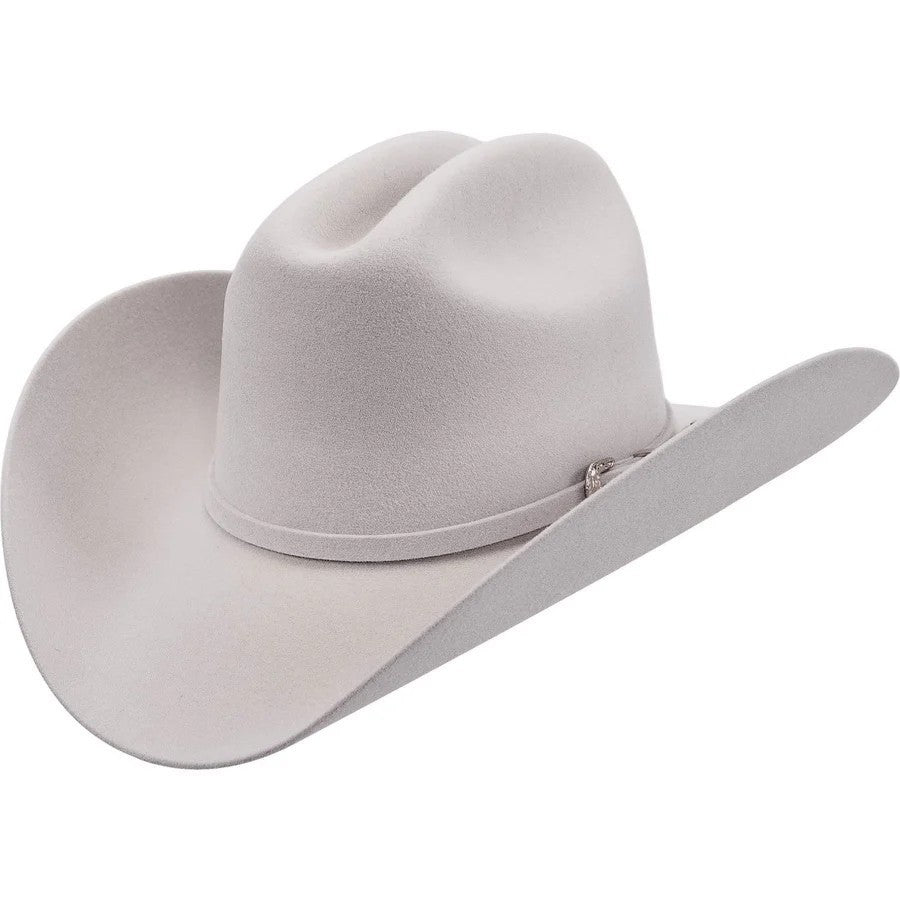 100X Joan Sebastian Style Western Cowboy Felt Hat - Grey