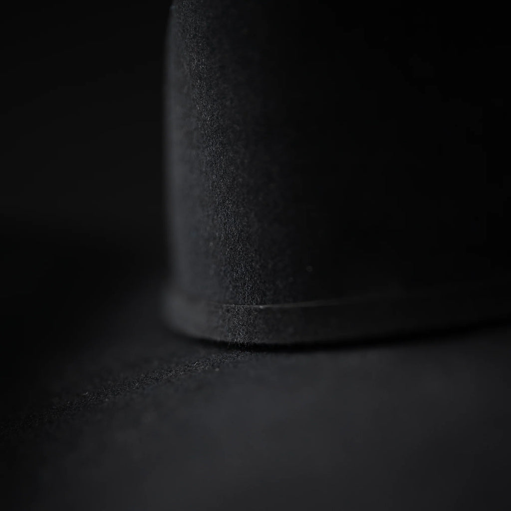 Men’s "El Jefe" 100X Luxury Handcrafted Western Cowboy Beaver Fur Felt Hat - Black