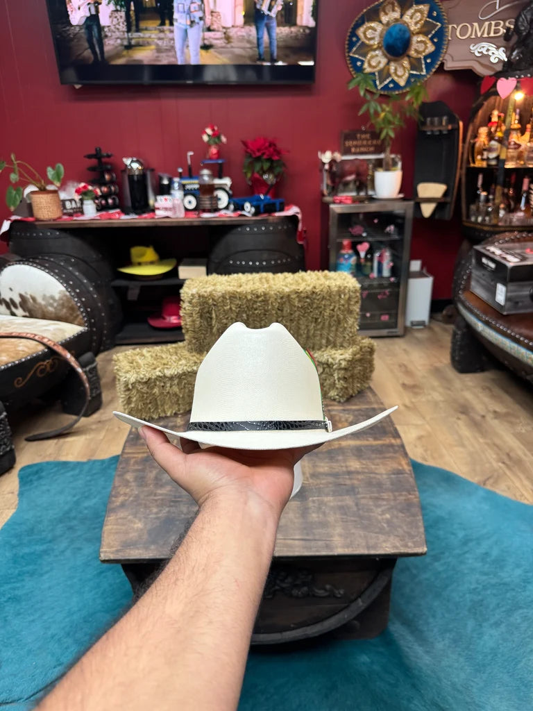 Sombrero Stone 1000X Sinaloa Style Scarface Western Cowboy Straw Hat