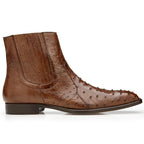 White Diamonds Men's Genuine Ostrich Square Toe Rodeo Ankle Boots – Brown