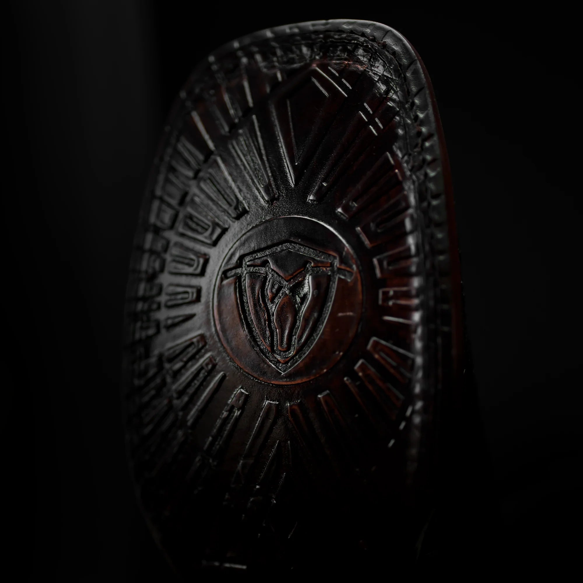 Rodeo Cartie Hornback Caiman Print Square Toe Cowboy Boots - Brown