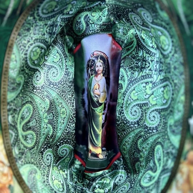 Stone San Judas Tadeo 1,000X Western Cowboy Straw Hat - Sinaloa Style