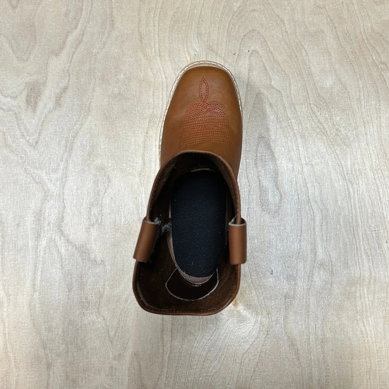 Men's Square Toe Workboot Genuine Leather Lightweight Sole Est. 915