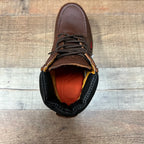 Men's Work Shoes Laces Genuine Leather Oil Eater Resistant Est. 375/420 Brown