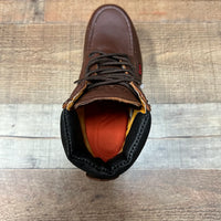 Men's Work Shoes Laces Genuine Leather Oil Eater Resistant Est. 375/420 Brown
