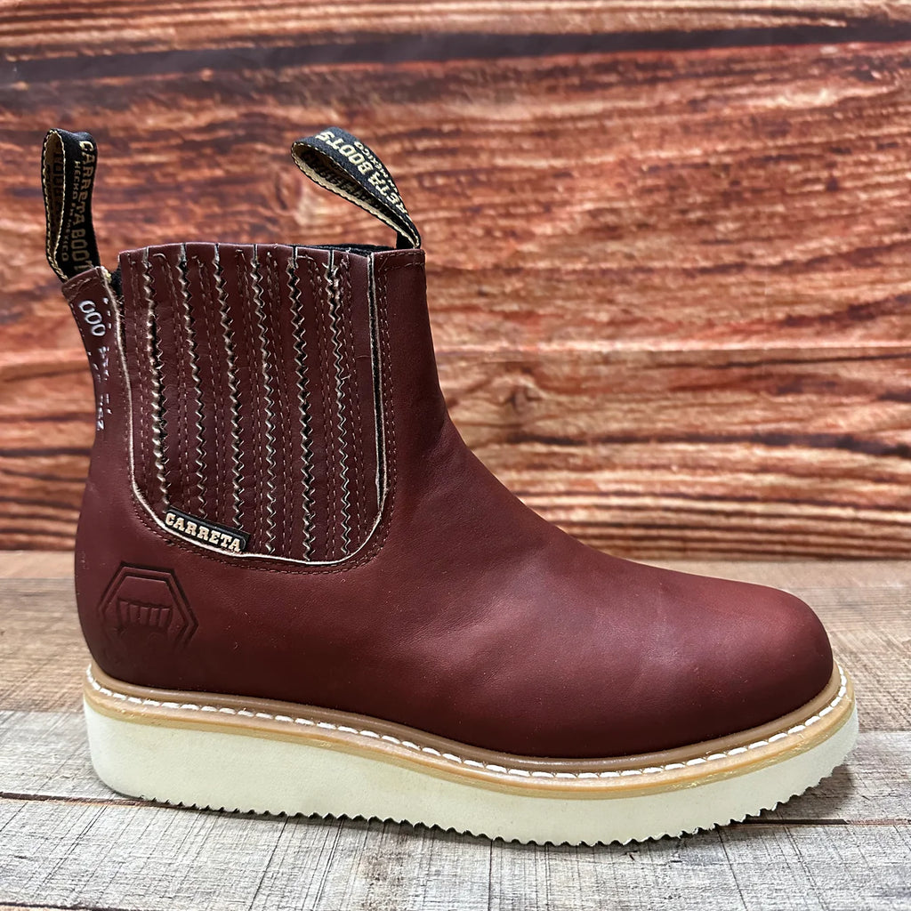Men's Work Boots Light Pull On Leather Oil Resistant Ankle Boot Est. 315 Shedron