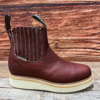 Men's Work Boots Light Pull On Leather Oil Resistant Ankle Boot Est. 315 Shedron