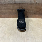 Men's Western Work Ankle Boots Zipper Genuine Leather Oil & Water Resistant Est. 336
