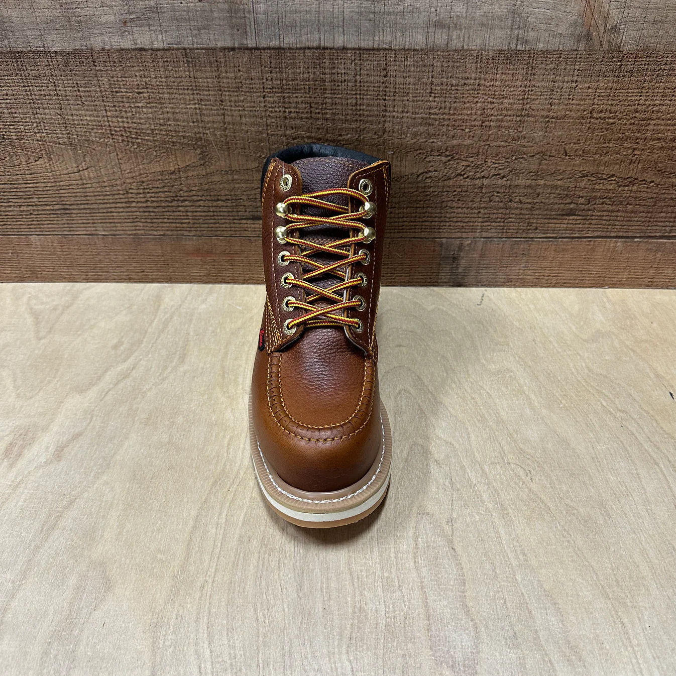 Men's Work Shoes Laces Genuine Leather Oil Eater Resistant Est. 375/420 Roble
