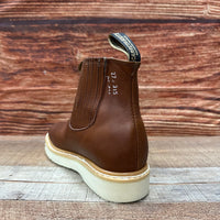 Men's Work Boots Light Pull On Leather Oil Resistant Ankle Boot Est. 315 Gold