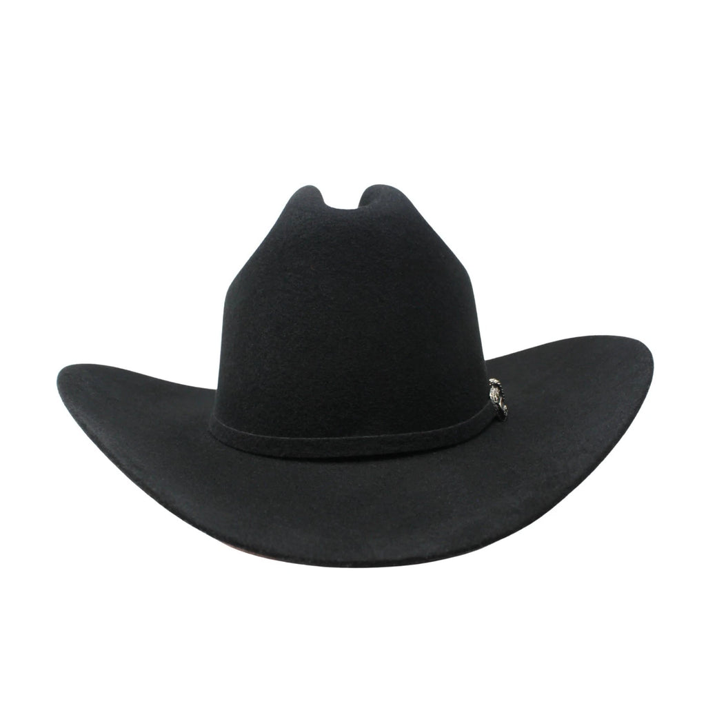 Texana Tombstone 20X Western Cowboy Fur Felt Hat El Fantasma Johnson Style-Black