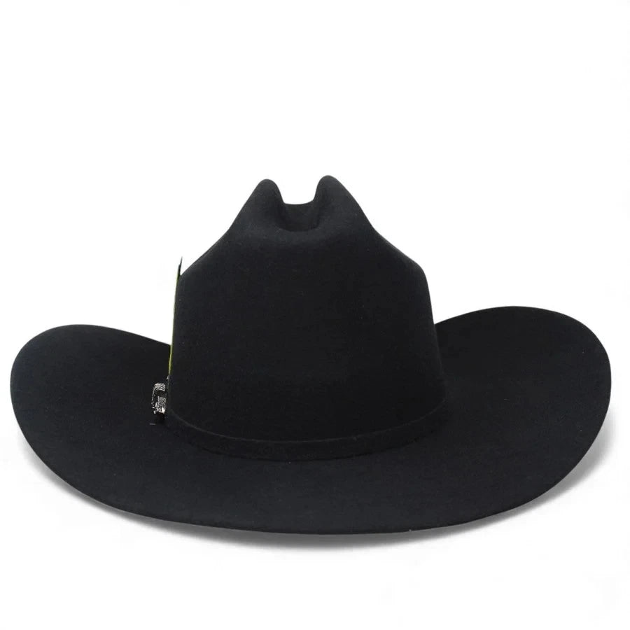 Texana Tombstone 20X Western Cowboy Fur Felt Hat El Fantasma Johnson Style-Black