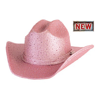 Bullhide GLITZY SPARK Fabric Cowboy Hat - Pink