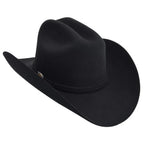 Texana White Diamonds 100X Sinaloa Style Western Cowboy Fur Felt Hat - Black