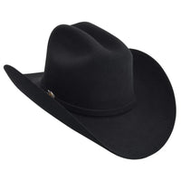 Texana White Diamonds 100X Sinaloa Style Western Cowboy Fur Felt Hat - Black