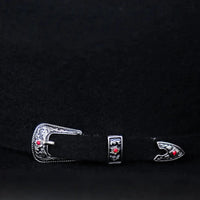 Texana White Diamonds 100X Sinaloa Style Western Cowboy Fur Felt Hat - Black