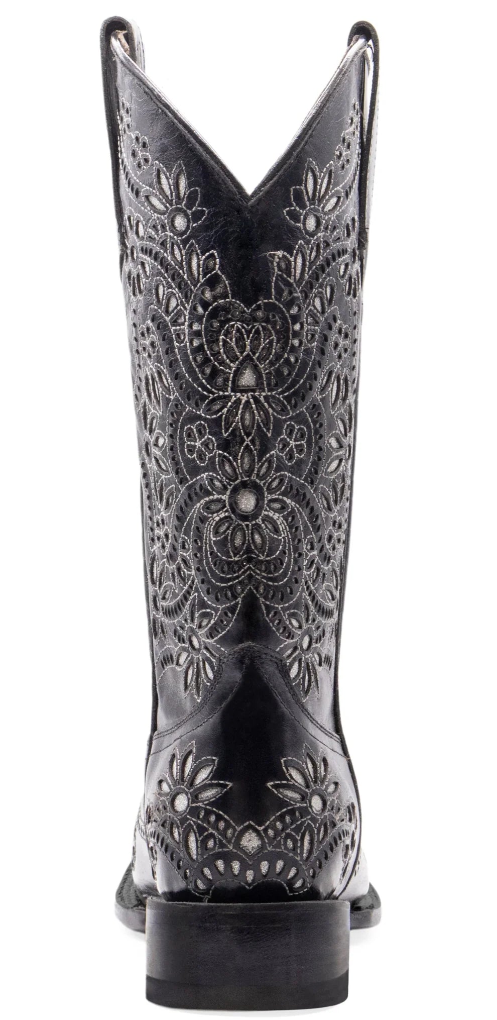Women´s Silverton Celina All Leather Wide Square Toe Boots-Black